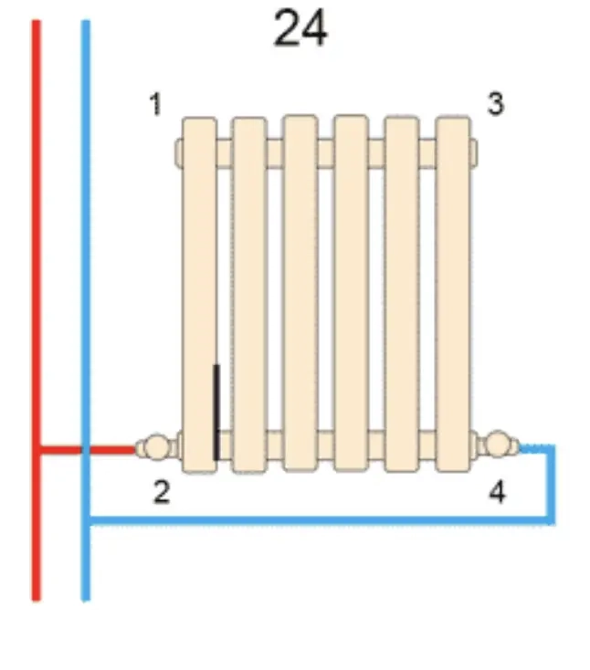 Вертикальний радіатор опалення ARTTIDESIGN Bari III 10/1200/470/50 білий матовий Фото - 3